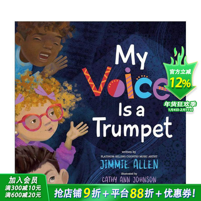 【预售】 My Voice Is a Trumpet，我的声音是小号 英文原版图书籍进口正版 ALLEN, JIMMIE 儿童绘本-自我认知/情绪管理