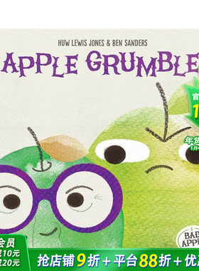 【现货】Apple Grumble，苹果咕噜咕噜 英文儿童绘本-插画师 3-6岁 原版正版进口图书书籍
