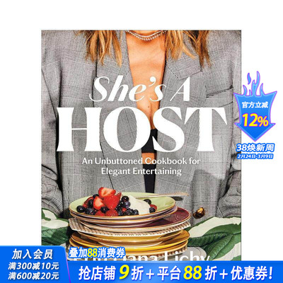 【预售】她的主厨人生 She's a Host 原版英文餐饮生活美食 正版进口书