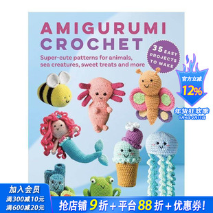 【预售】拼布钩织：35个简易项目 Amigurumi Crochet: 35 easy projects to make 原版英文手工制作 正版进口书
