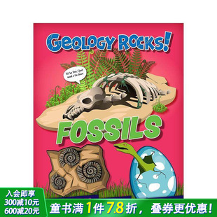 Geology Rocks Fossils 英文儿童插画科普故事绘本 地质岩石：化石 知识百科 进口童书 预售