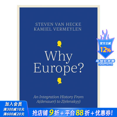 【预售】为什么是欧洲？欧洲一体化历史 Why Europe?An Integration History From A(denauer)to Z(elenskyy) 英文人文历史进口书