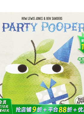 【现货】英文原版 派对小人 Party Pooper 儿童绘本 搞笑少儿漫画 英语阅读  3岁以上 正版进口 善优图书