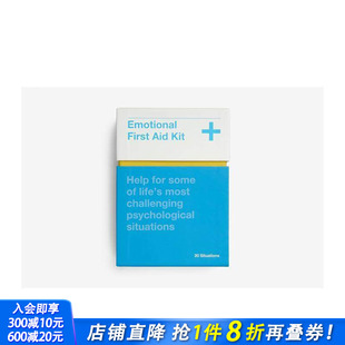 First 进口文创周边 卡牌 正版 礼品书 Aid Emotional 心理状况 情绪急救包：帮助应对生活中一些具挑战性 预售