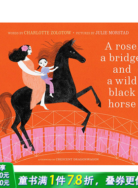 【现货】玫瑰/桥/黑色野马  纽约时报十佳绘本得主Julie Morstad A Rose  a Bridge  and... 英文儿童故事插画绘本 进口童书