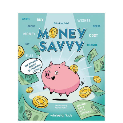 【现货】理财达人：金融素养的基石 Money Savvy: The Building Blocks of Financial Literacy 英文儿童插画科普绘本 进口童书