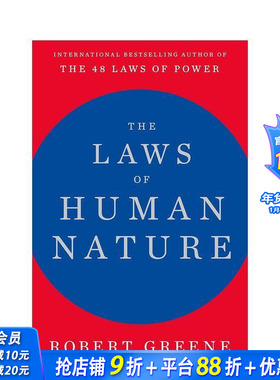 【预售】人性的法则 The Laws of Human Nature 原版英文社会科学 纽约时报书作家Robert Greene 正版进口书