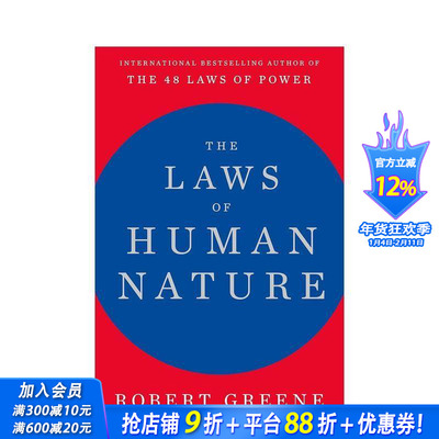 【预售】人性的法则 The Laws of Human Nature 原版英文社会科学 纽约时报书作家Robert Greene 正版进口书