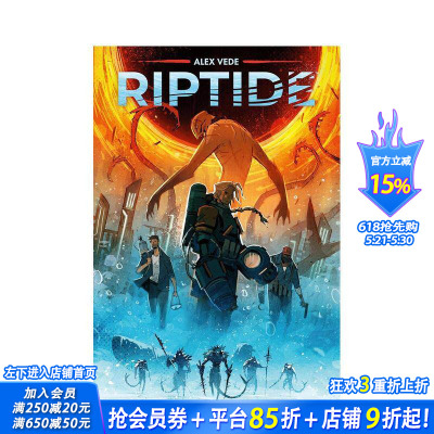 【现货】激流 Riptide 原版英文漫画书 正版进口书