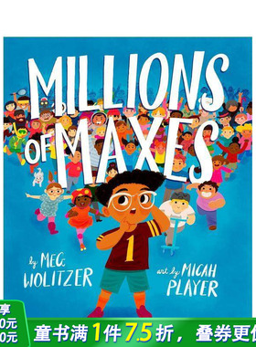 【现货】成千上万个马克斯Millions of Maxes 自我认知成长 英文原版童书绘本画册进口图书书籍