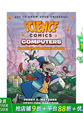 【预售】计算机：数字硬件的工作原理（精装） 【Science Comics】Computers 英文儿童漫画故事 英语拓展阅读进口书