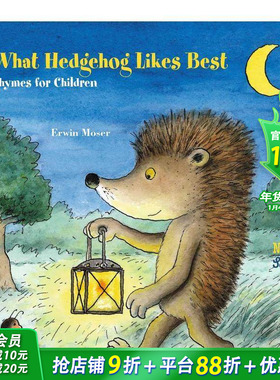 【预售】刺猬最喜欢什么 What Hedgehog Likes Best 英文儿童插画故事绘本 进口童书