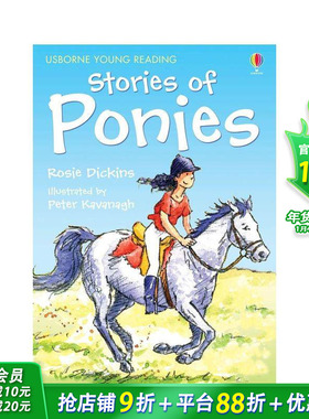 【预售】【Usborne分级阅读1】小马的故事 Stories of Ponies 英文儿童分阶阅读 英语早教故事课外书 进口童书