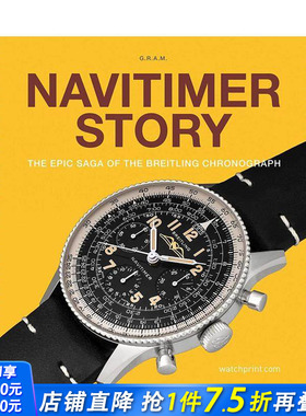 【预售】航空计时表传奇 Navitimer Story 原版英文珠宝首饰 正版进口书