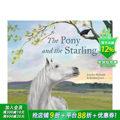 【预售】小马和椋鸟 The Pony and the Starling 英文儿童插画故事绘本 进口童书