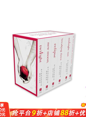 【预售】暮光之城白色系列 The Twilight Saga White Collection 12岁+英文小说故事 英语阅读拓展读物 进口童书