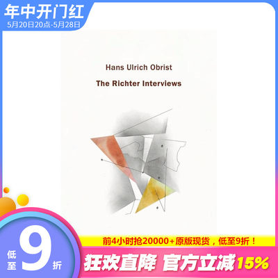 【预售】格哈德·里希特访谈录 The Richter Interviews 原版英文艺术画册画集 正版进口图书