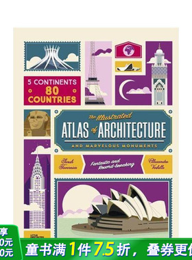 【现货】英文原版 建筑地图集和宏伟的纪念碑Atlas of Architecture and Marvellous Monuments 儿童英语绘本 进口童书