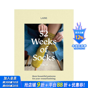 【现货】52周织袜记II 北欧编织杂志Laine 52 Weeks of Socks, Vol. II 原版英文时尚综合 正版进口书