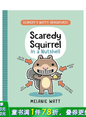 【现货】英文 总之就是只害怕的松鼠 【胆小鬼松鼠】Scaredy Squirrel In a Nutshell 英文儿童故事绘本 进口书籍图书