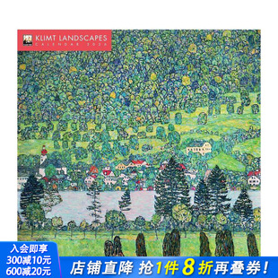 克里姆特风景画 送礼收藏 进口 Calendar 预售 日历 2026 Klimt 2026年挂历 正版 Landscapes 艺术创意文创周边 Wall