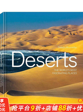 【预售】沙漠：世界迷人之地 Deserts :The World's Most Fascinating Places 原版英文旅行 正版进口书