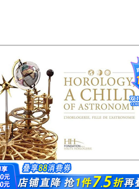 【预售】钟表学：天文学的产物 Horology， a Child of Astronomy 原版英文珠宝首饰 正版进口书