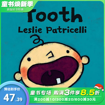 【预售】Tooth 牙齿  英文原版儿童绘本 0-3岁【善优童书】