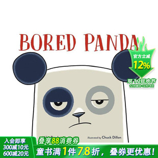熊猫 无聊 Bored Panda 进口童书 英文儿童插画故事绘本 预售
