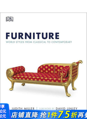 【预售】家具：世界经典及当代风格 Furniture : World Styles From Classical to Contemporary 英文室内设计装饰 正版进口书