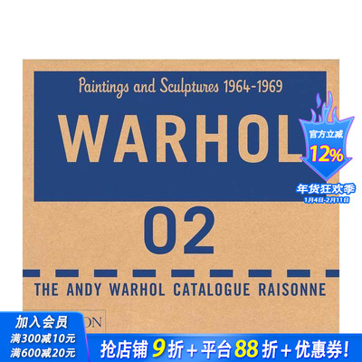 【预售】安迪?沃霍尔作品全集：绘画与雕塑 1964 -1969(第2卷) The Andy Warhol Catalogue Raisonné英文艺术画册画集 正版进口书