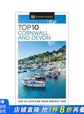 【预售】【DK视界】康沃尔和德文郡十景 【DK Eyewitness】 10 Cornwall and Devon 原版英文旅行 正版进口书