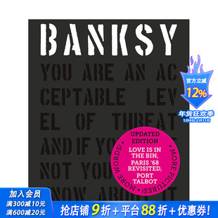 【现货】Banksy 街头艺术涂鸦大师班克西班克斯作品集 英文原版精装进口画册