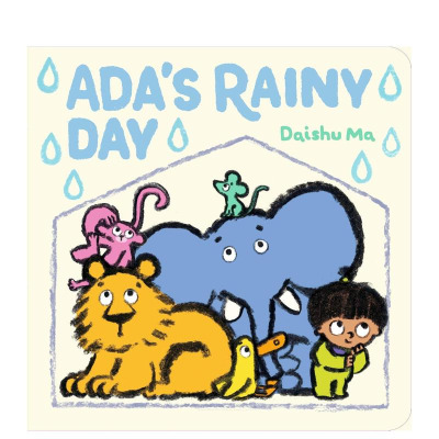【预售】艾达的雨天 【Ada's World of Fun】Ada's Rainy Day 纸板书 英文儿童插画故事绘本 进口童书