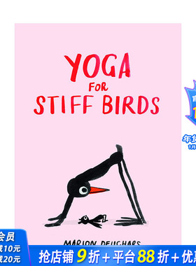 【现货】英文原版 僵硬的小鸟带你做瑜伽 Yoga for Stiff Birds 运动 正版进口图书画册 善优图书