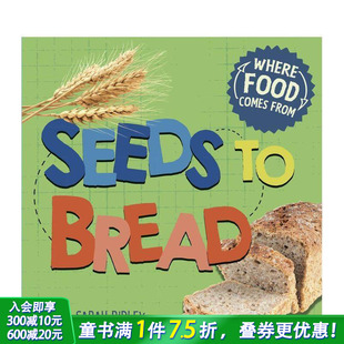 Seeds 趣味知识启蒙绘本 现货 善优童书 英文原版 食物哪里来系列绘本 从种子到面包 Bread