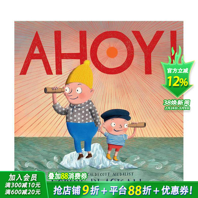 【预售】阿霍伊 Ahoy! 英文儿童插画故事绘本 进口童书
