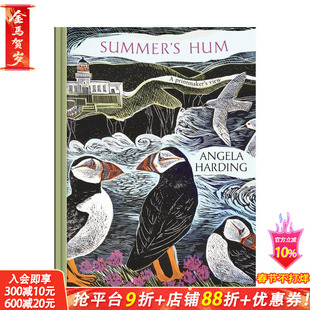 【现货】【Angela Harding季节版画四部曲】夏之絮语 Summer's Hum 自然插画 便携开本 原版英文艺术插画原画设定集 正版进口书