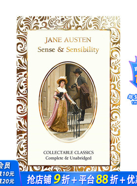 【现货】英文原版 理智与情感 【Flame Tree Collectable Classics】Sense & Sensibility 英文小说 正版进口书籍 善优图书