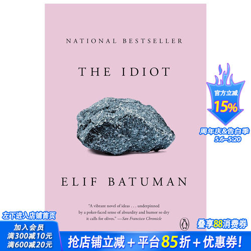 【现货】The Idiot，白痴 普利策奖入围 英文原版小说