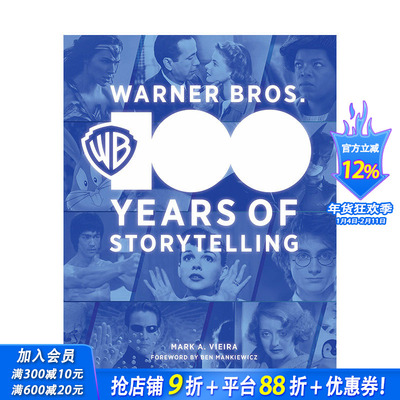 【预售】英文原版 华纳兄弟 100周年纪念画册 Warner Bros.:100 Years of Storytelling 影视周边 正版进口书籍画册 善优图书