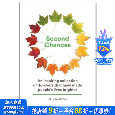 【现货】弟二次机会：收集于已经重头再来的人Second Chances 英文原版