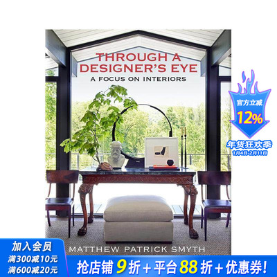【预售】透过设计师的眼光：室内设计聚焦 Through a Designer's Eye 原版英文室内设计装饰 正版进口书
