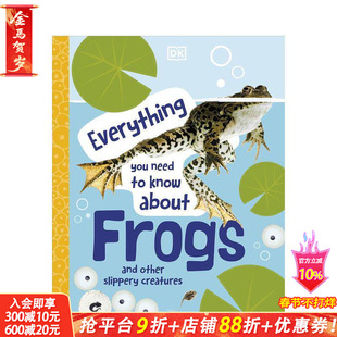 【预售】关于青蛙你需要知道的一切 Everything You Need To Know About Frogs 英文儿童插画故事科普绘本 进口童书