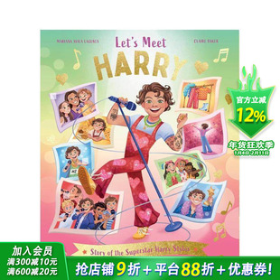 【现货】让我们来认识一下哈里 Let's Meet Harry 歌手哈卷Harry Styles 英文儿童插画故事绘本 进口童书