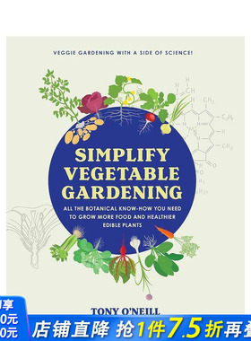 【预售】轻松打理家中小菜园 Simplify Vegetable Gardening 原版英文生活综合 正版进口书