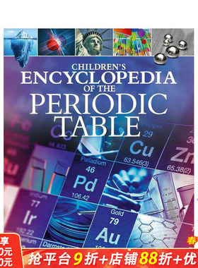 【预售】儿童元素周期表百科全书 Children's Encyclopedia of the Periodic Table 英文儿童插画科普绘本 进口童书