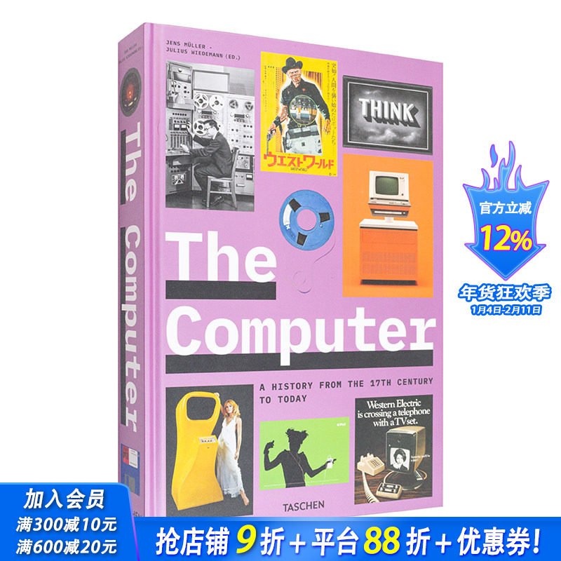【现货】英文原版 计算机：17世纪至今的历史演变 The Computer. A History from the 17th Century to Today 工业产品设计