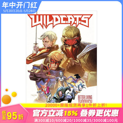 【预售】英文原版 WildC.A.T.s 1：通过暴力改善生活 WildC.A.T.s Vol. 1: Better Living Through Violence 欧美漫画 正版进口书