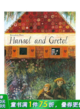 【预售】【Bernadette Watts】汉塞尔与格蕾特 Hansel and Gretel 英文儿童插画故事绘本 进口童书